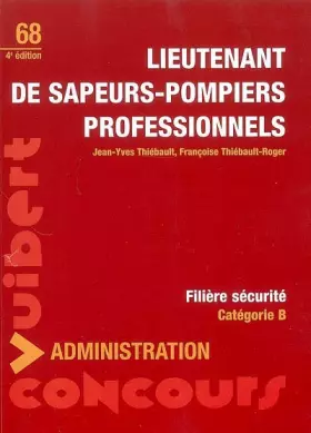 Couverture du produit · Lieutenant de sapeurs-pompiers professionnels