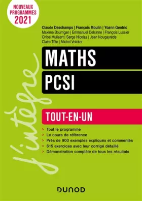 Couverture du produit · Maths PCSI - Tout-en-un: Tout-en-un