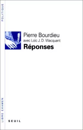 Couverture du produit · REPONSES. Pour une anthropologie réflexive