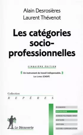 Couverture du produit · Les catégories socio-professionnelles. 5ème édition