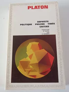 Couverture du produit · Sophiste, politique, philebe, timee, critias