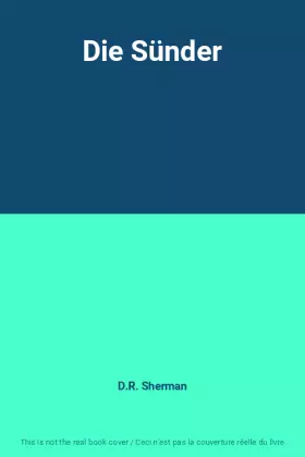 Couverture du produit · Die Sünder