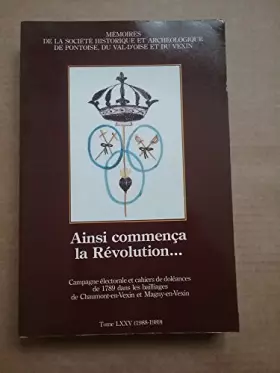 Couverture du produit · Ainsi Commença la Révolution...