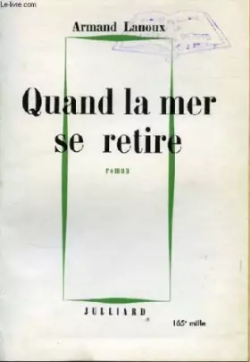 Couverture du produit · Quand la mer se retire roman