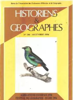 Couverture du produit · Historiens et geographes n° 346/