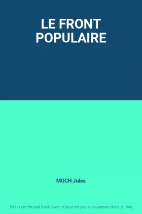Couverture du produit · LE FRONT POPULAIRE