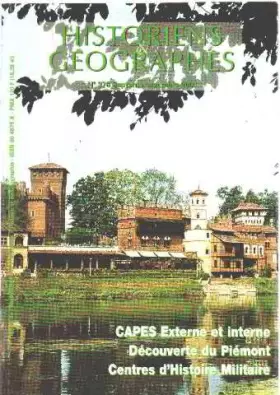 Couverture du produit · Historiens et géographes n° 376
