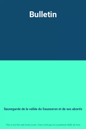 Couverture du produit · Bulletin