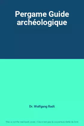 Couverture du produit · Pergame Guide archéologique
