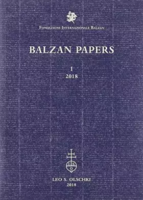 Couverture du produit · Balzan papers (2018) (Vol. 1)