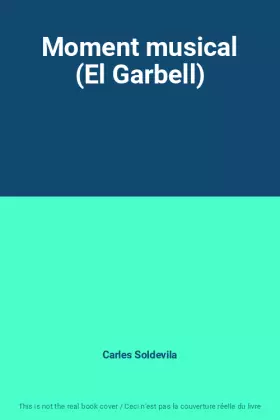 Couverture du produit · Moment musical (El Garbell)