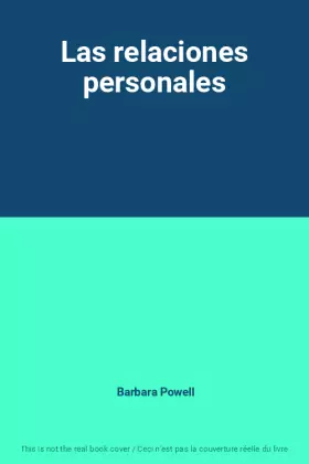 Couverture du produit · Las relaciones personales