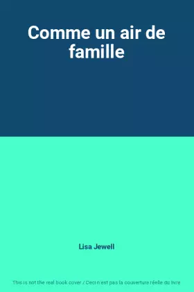 Couverture du produit · Comme un air de famille