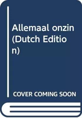 Couverture du produit · ALLEMAAL ONZIN