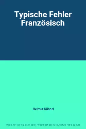 Couverture du produit · Typische Fehler Französisch