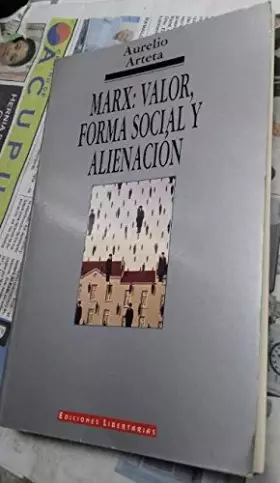 Couverture du produit · Marx: valor, forma social y alienacion