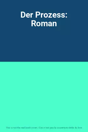 Couverture du produit · Der Prozess: Roman