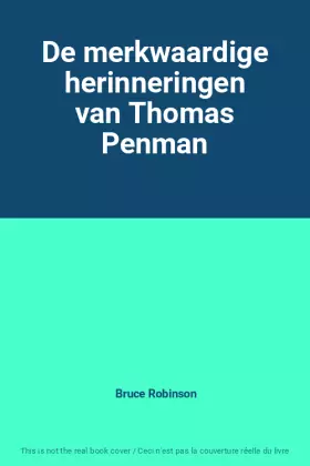 Couverture du produit · De merkwaardige herinneringen van Thomas Penman