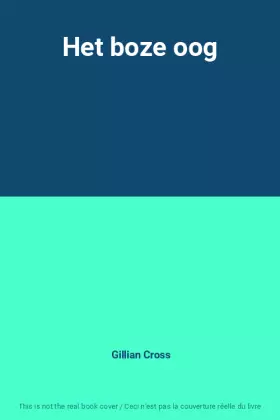 Couverture du produit · Het boze oog