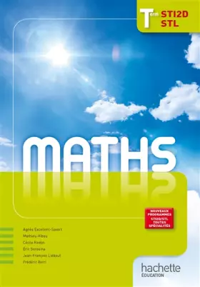 Couverture du produit · Mathématiques Term. STI2D/STL - Livre élève - Ed. 2012