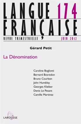 Couverture du produit · Langue française n° 174 (2/2012)