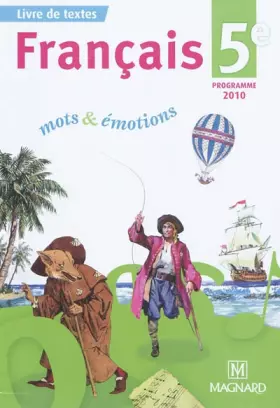Couverture du produit · Français 5e : Programme 2010
