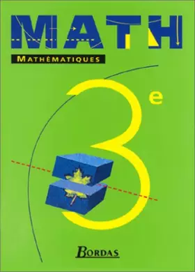 Couverture du produit · MATH 3EME. Programme 1999