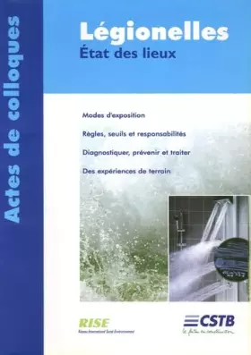 Couverture du produit · Légionelles: Etat des lieux