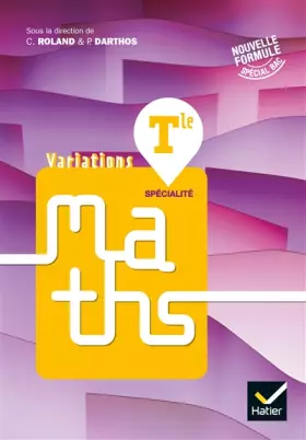 Couverture du produit · Variations Maths Tle - Éd. 2020 - Livre élève