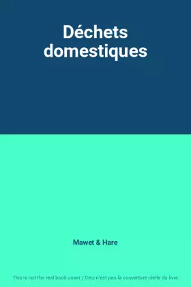 Couverture du produit · Déchets domestiques