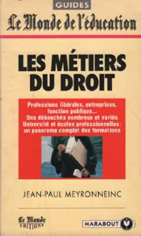 Couverture du produit · LES METIERS DU DROIT