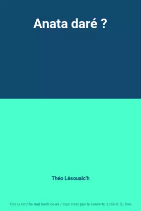 Couverture du produit · Anata daré ?