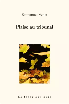 Couverture du produit · Plaise au tribunal