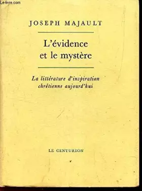 Couverture du produit · L'Évidence et le mystère