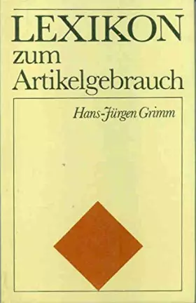 Couverture du produit · Lexikon zum Artikelgebrauch (German Edition)