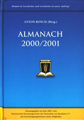 Couverture du produit · Almanach 2000/2001: Jahrbuch mit Forschungsergebnissen der Vereinsmitglieder