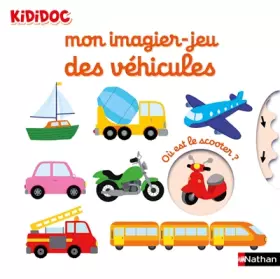 Couverture du produit · Mon imagier-jeu des véhicules - Kididoc dès 1 an