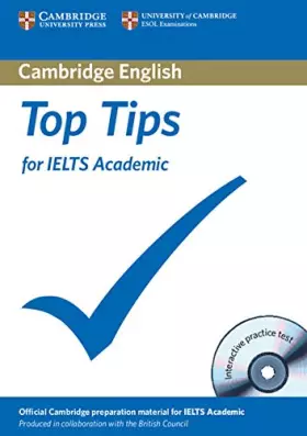 Couverture du produit · Top Tips for IELTS Academic Paperback with CD-ROM