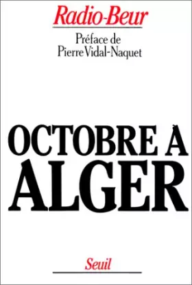 Couverture du produit · Octobre à Alger