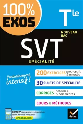 Couverture du produit · SVT Tle générale (spécialité): exercices résolus - Nouveau bac Terminale
