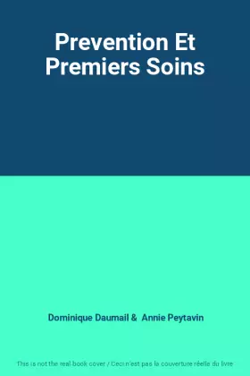 Couverture du produit · Prevention Et Premiers Soins