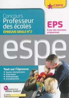 Couverture du produit · Concours professeur des écoles - EPS - Oral d'admission