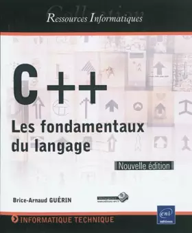 Couverture du produit · C++ - Les fondamentaux du langage (Nouvelle édition)