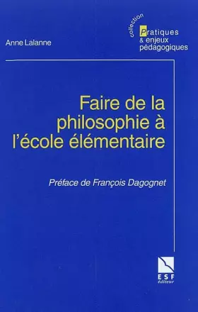Couverture du produit · Faire de la philosophie à l'école élémentaire