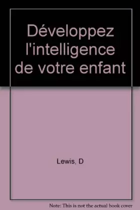 Couverture du produit · Développez l'intelligence de votre enfant