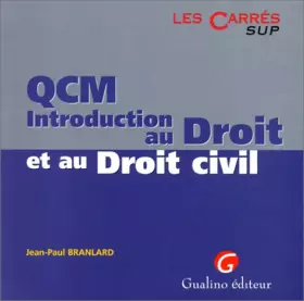 Couverture du produit · Qcm Introduction Au Droit Et Au Droit Civil