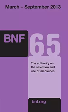 Couverture du produit · British National Formulary (BNF) 65