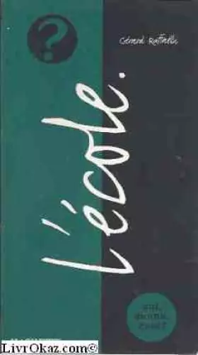 Couverture du produit · L'école en France