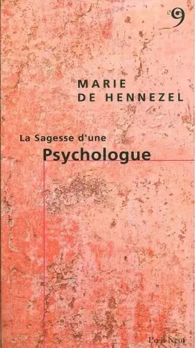 Couverture du produit · Sagesse d'une Psychologue (la)