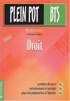 Couverture du produit · Plein Pot Bac, numéro 27 : Droit